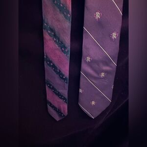 Set of 2- maroon ties - brookstreet & MLD